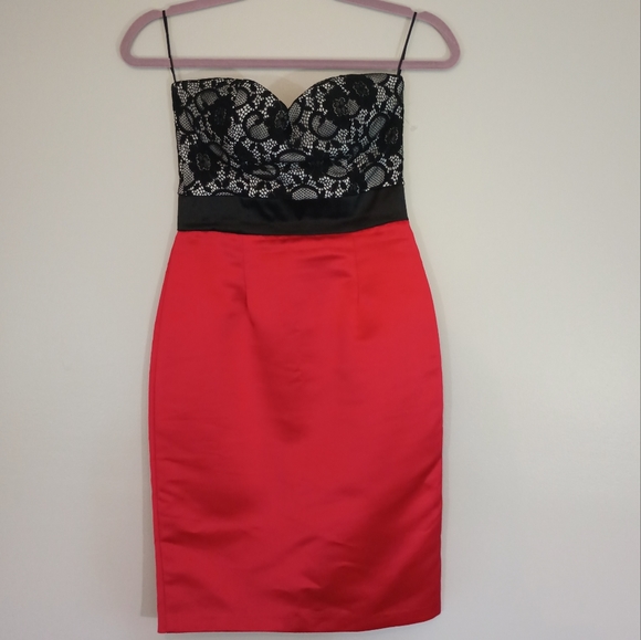 Red and Black Formal Dress - Picture 1 of 4